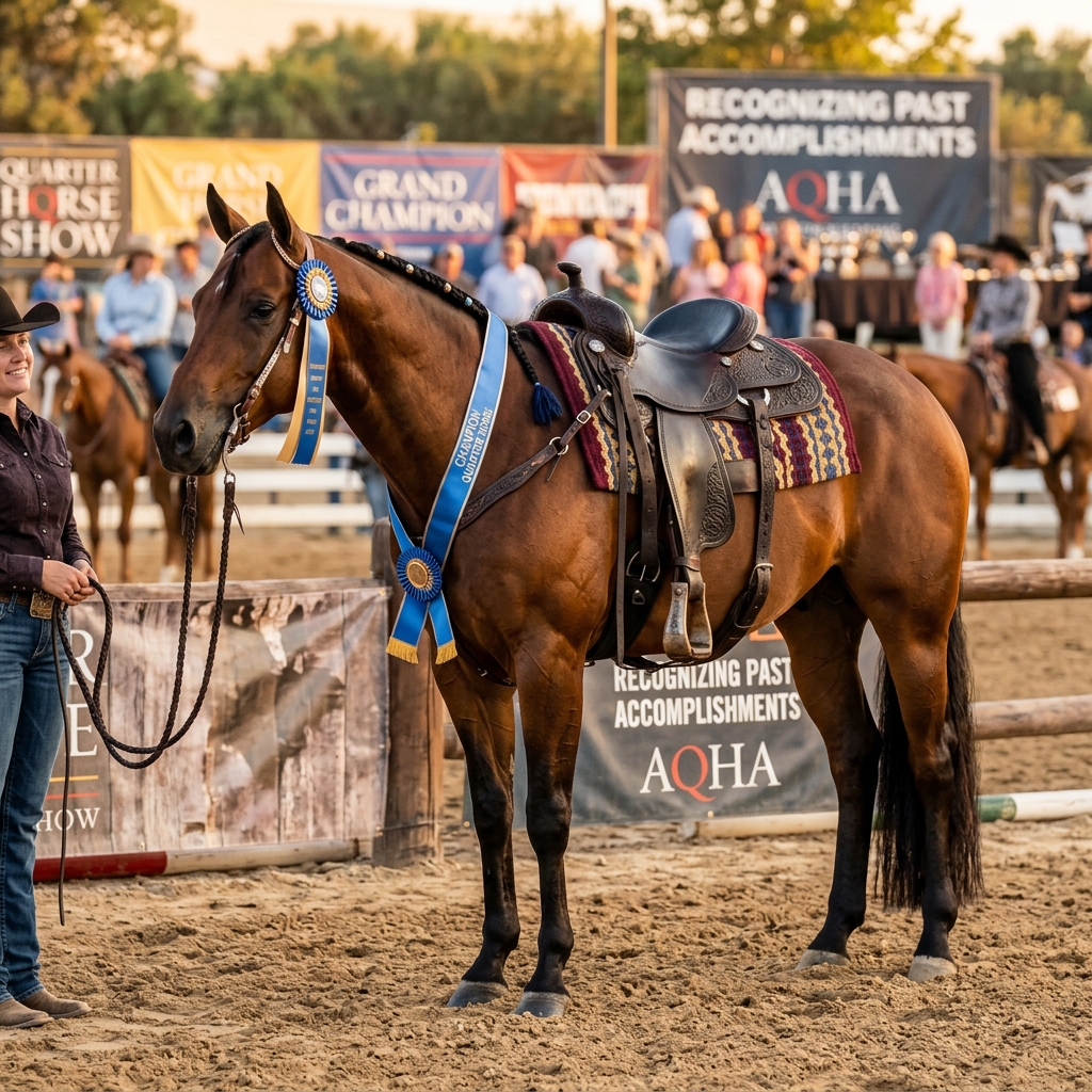 A champion quarter horse